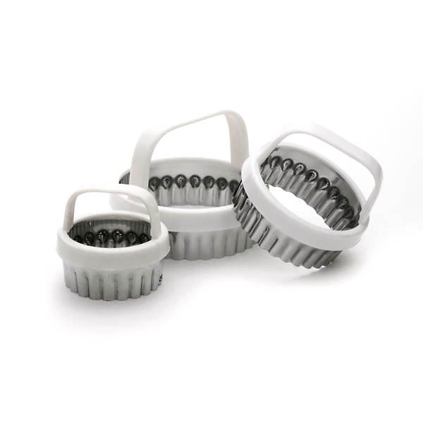 Norpro Scallop Biscuit and Cookie Cutter Set of 3