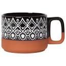 Now Designs Black Harmony Terra Cotta Mug