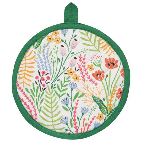 Now Designs " Bouquet" Shaped Quilted Pocket Potholder