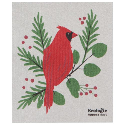 Now Designs Swedish Cloth - Forest Cardinals