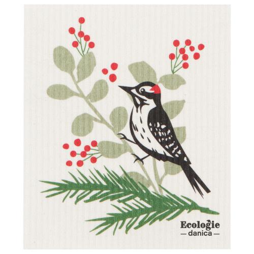 Now Designs Swedish Cloth - Forest Woodpecker