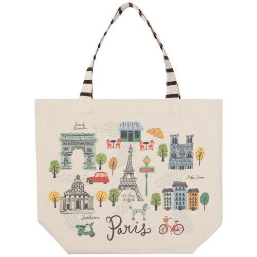 Now Designs "Meet Me In Paris" Canvas Tote Bag