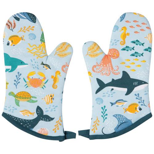 Now Designs "Under The Sea" Quilted Oven Mitt