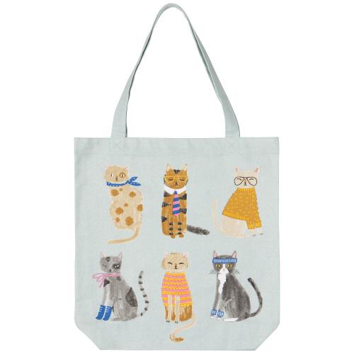 Now Desings "Feline Fine" Canvas Tote Bag