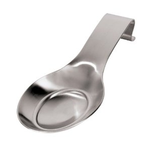 OGGI Brushed Stainless Steel Spoon Rest