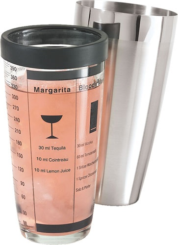 OGGI Stainless steel and Glass Cocktail Shaker