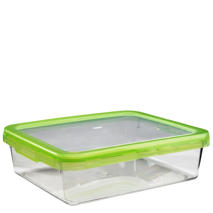 OXO Good Grips SmartSeal 4 oz. Clear Rectangular Glass Container with  Leakproof Snap-On Lid