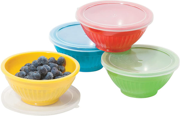 Oggi Set of 4 Colorful Melamine Prep Bowls – the international pantry