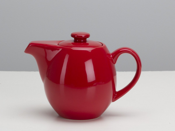 Omniware Teaz 24 oz Teapot with Infuser-Red