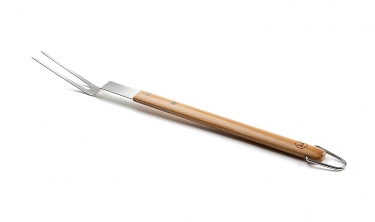 Outset Verde Stainless-Steel Meat Fork with Bamboo Handle