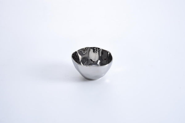 Pampa Bay Thin and Simple Silver Snack Bowl