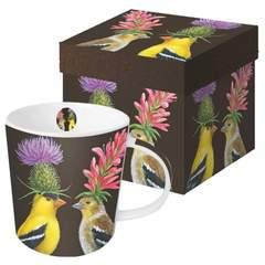 Paper Products Design Goldfinch Couple Mug