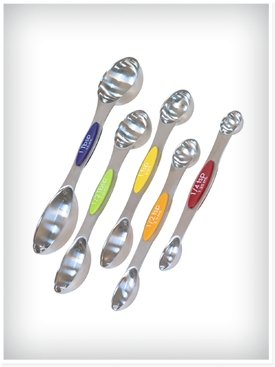 Progressive Stainless Steel Snap-Fit Measuring Spoons