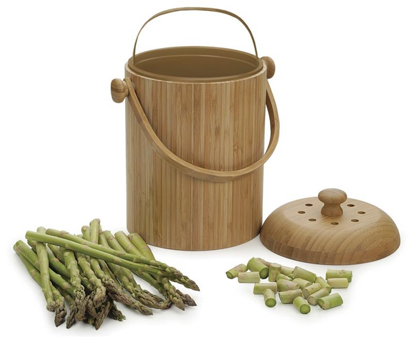 RSVP Bamboo Compost Pail