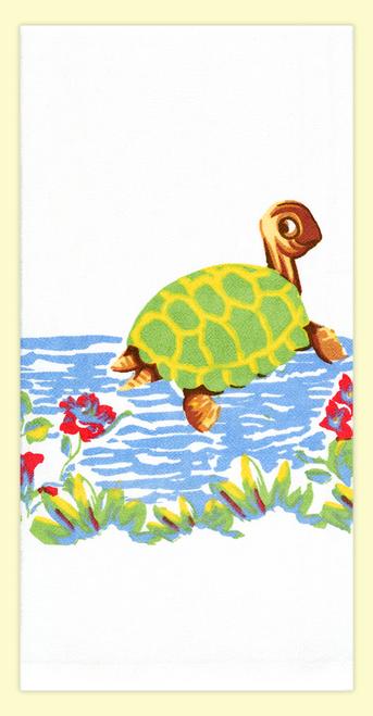 Red and White Kitchen Co. Turtle Kitchen Towel