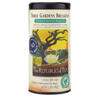 Republic of Tea 3 Gardens Breakfast Black Rainforest