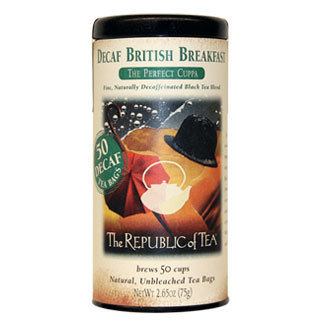 Republic of Tea British Breakfast Decaf Tea Bags