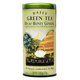 Republic of Tea Honey Ginseng Green Decaf Tea Bags