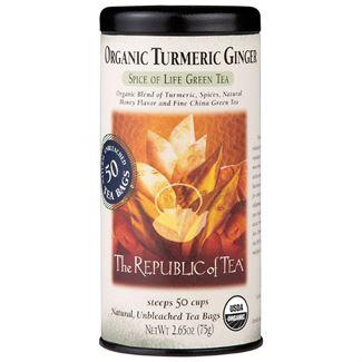 Republic of Tea Organic Turmeric  Ginger Tea Bags