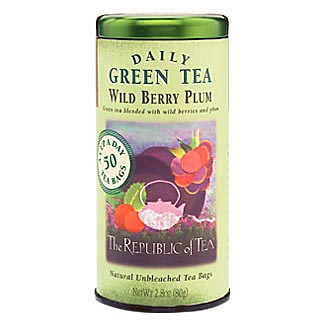 Republic of Tea Wild Berry Plum Green Tea Bags