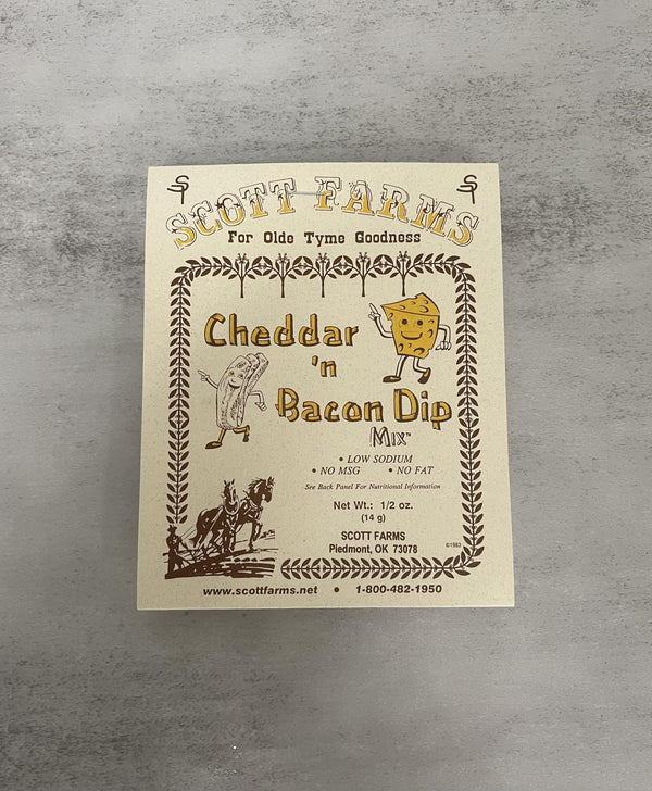 Scott Farms Cheddar 'n Bacon Dip Mix