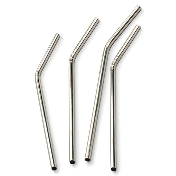 Set of 4 Curved Straws - 8.5" Long