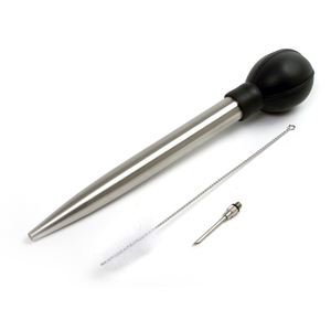 Stainless Steel Baster with Cleaning Brush