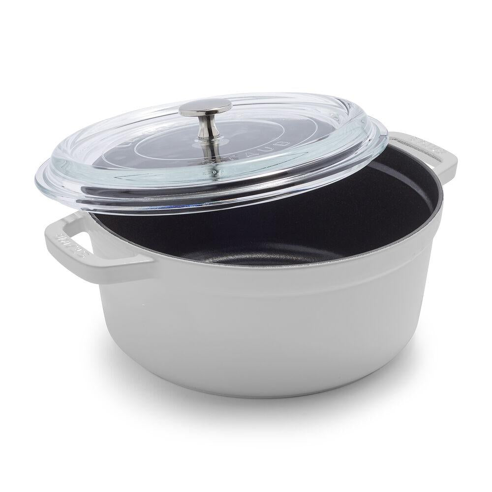 Staub 4-quart Cocotte with Glass Lid – RJP Unlimited