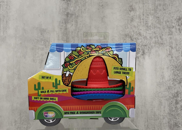 Talsiman Designs Sombrero Taco Holder Set of 4