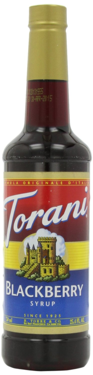 Torani 25.4oz Blackberry Syrup