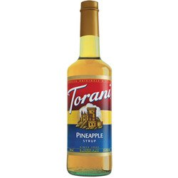 Torani 25.4oz Pineapple Syrup