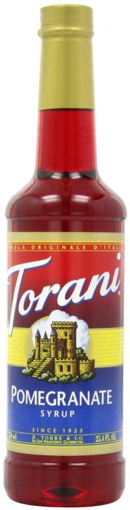 Torani 25.4oz Pomegranate Syrup