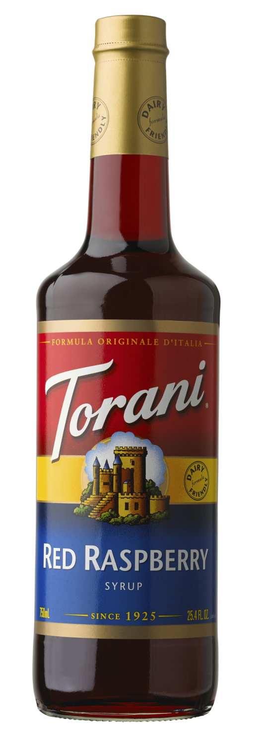 Torani 25.4oz Red Raspberry Syrup