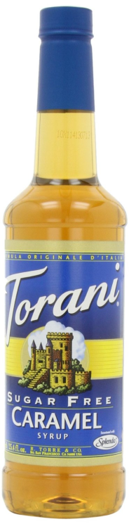 Torani Sugar Free Caramel Syrup 25 Ounces
