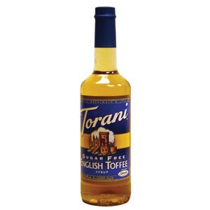 Torani Sugar Free 25.4oz English Toffee Syrup