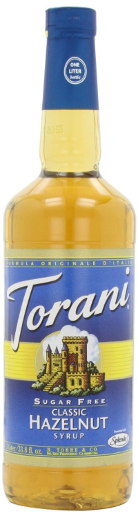 Torani 12oz Sugar Free Hazelnut Syrup
