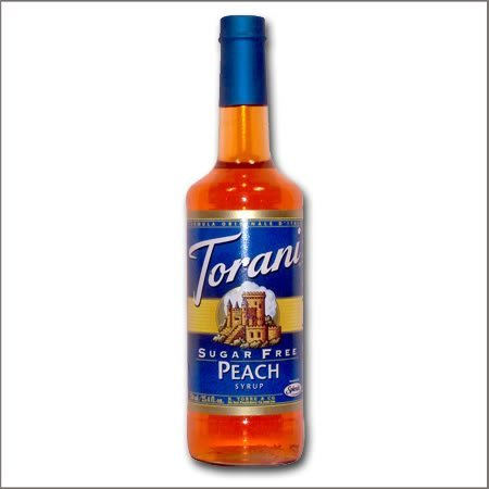 Torani Sugar Free Peach Syrup 25 Ounces