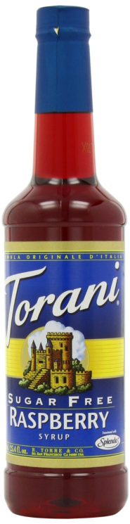 Torani Sugar Free Raspberry Syrup 12oz.