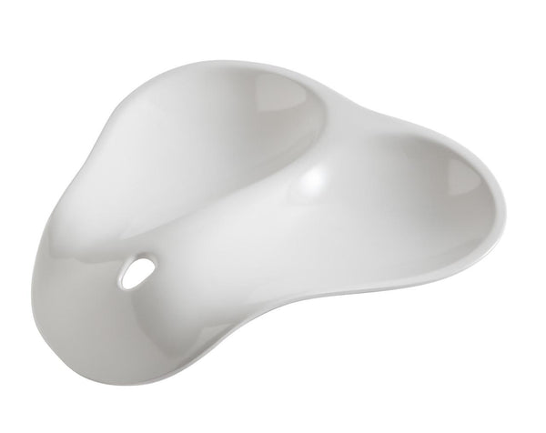 Twin Spoon Rest - White