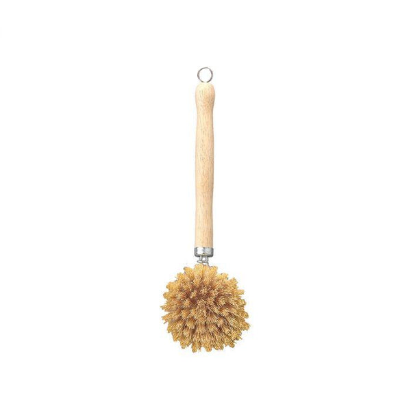 Vegetable Brush with Natural Bristles and Handle