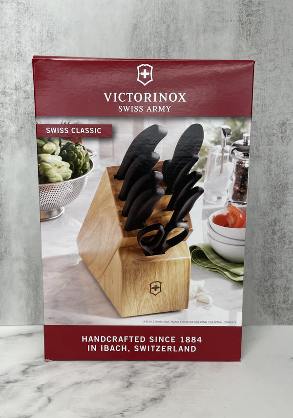 Victorinox Swiss Classic 10pc Knife Block Set (including block)