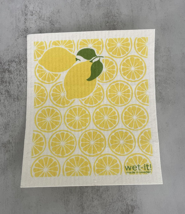 Swedish Treasures Wet-It Cloth - Lemonade