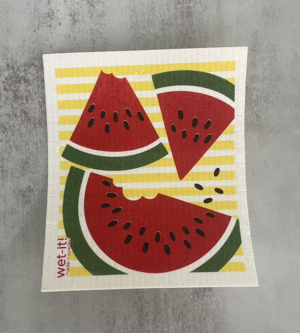Swedish Treasures Wet-It Cloth - Watermelon Slices