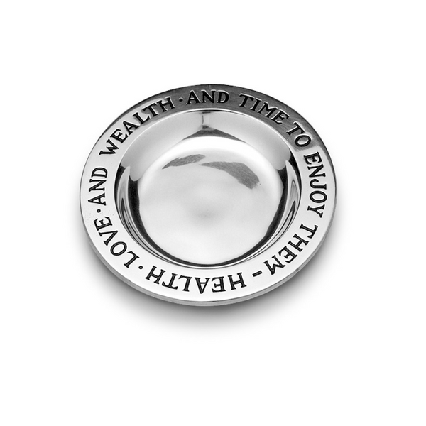 Wilton Armetale Health and Wealth Plate