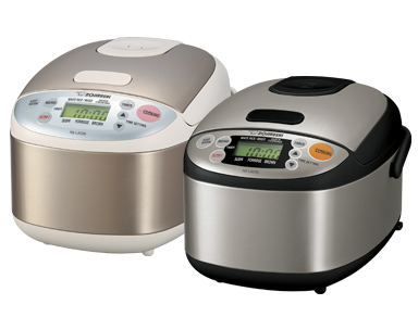 Zojirushi Stainless Steel and Black 3 Cup Rice Cooker