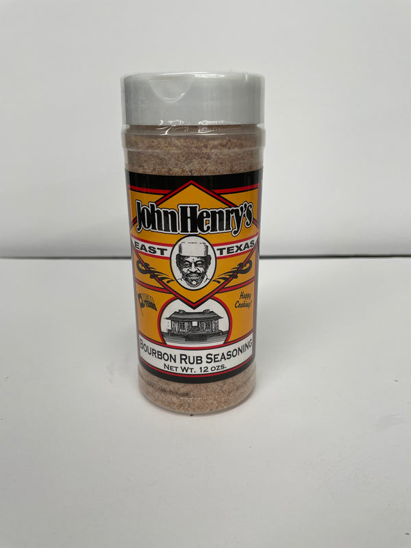 John Henry Bourbon Rub Seasoning 12 oz Jar
