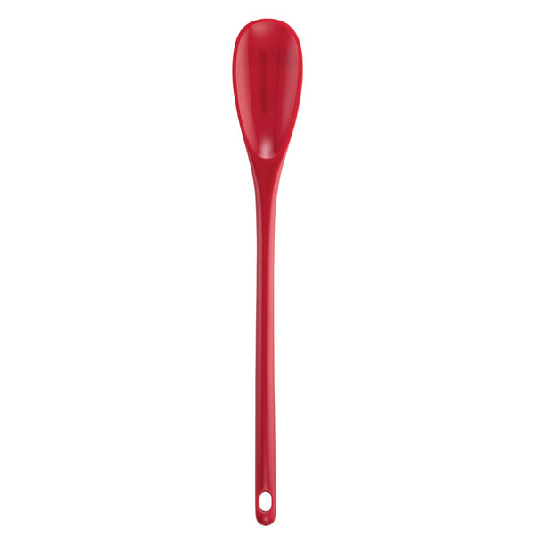 Gourmac 12" Melamine Long Mixing Spoon - Red
