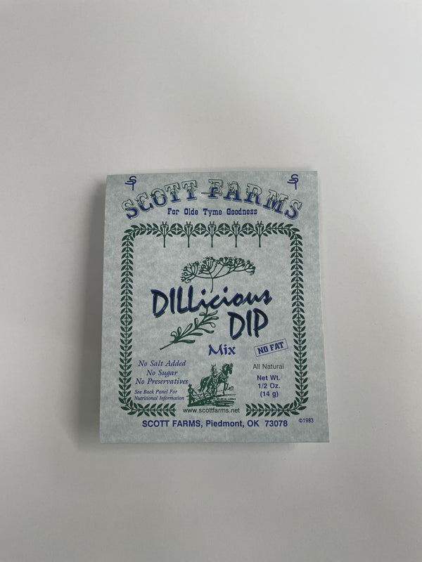 Scott Farms Dill Dip Mix-Envelope Size