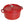 Load image into Gallery viewer, Staub 7qt Cherry Round Dutch Oven
