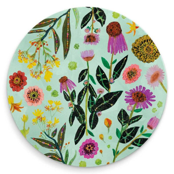 Green Box Art Set of 4 Coasters - Wildflowers